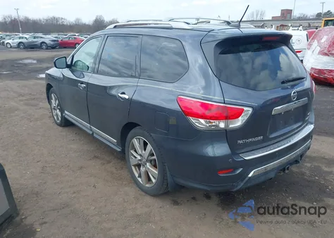 2014 Nissan Pathfinder Platinum z USA, uszkodzony, nr VIN 5N1AR2MM3EC680481